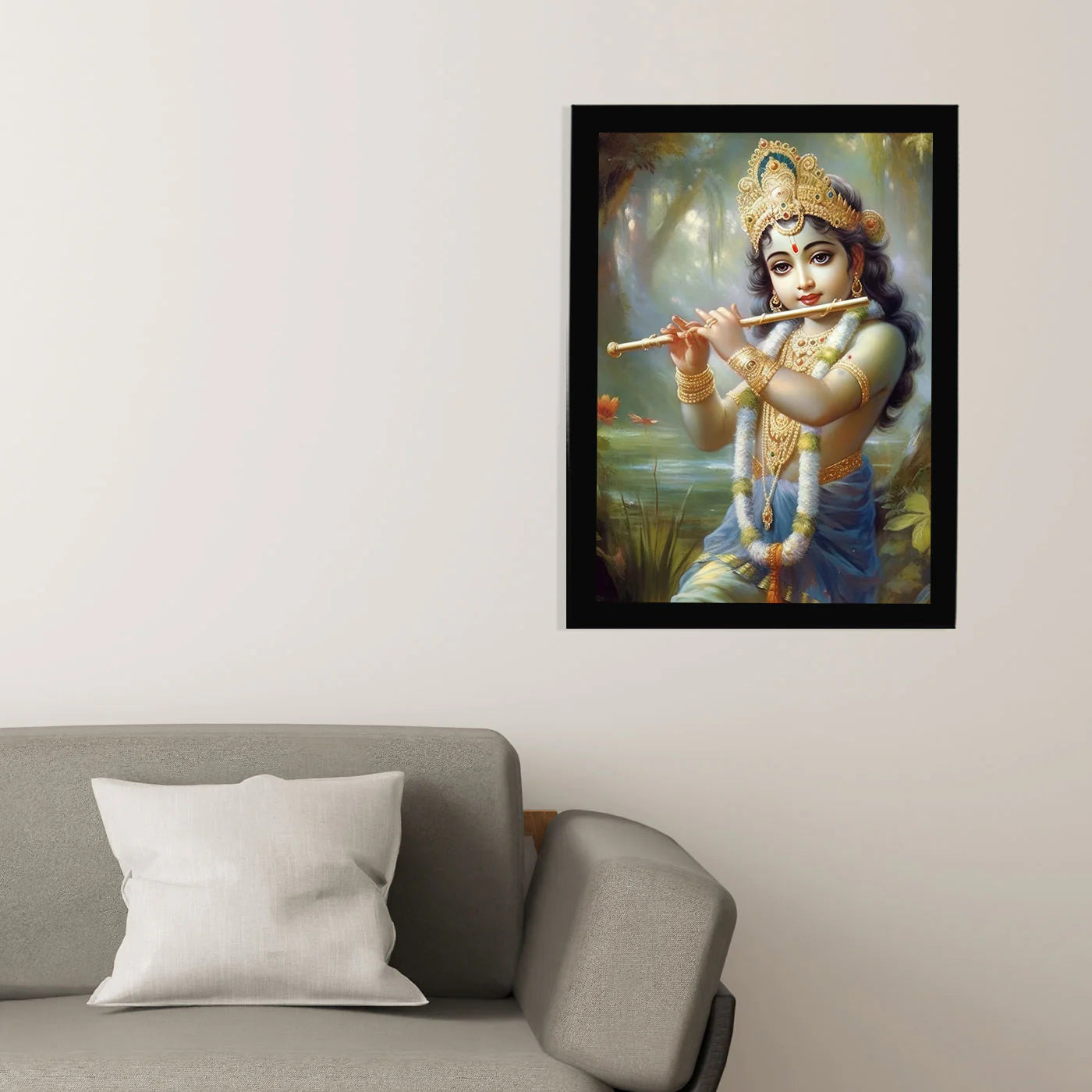 Vastu Shubharambh- Murli Krishna Wall Frame for Love, Harmony , Prosperity and Vastu Remedy