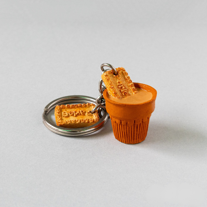 Chai biskut Miniature Keychain