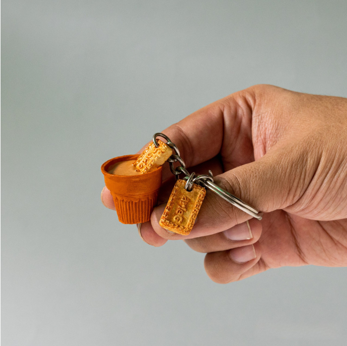 Chai biskut Miniature Keychain