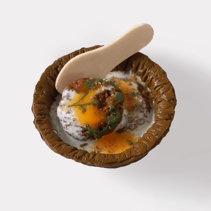Aloo Tikki Miniature Fridge Magnet