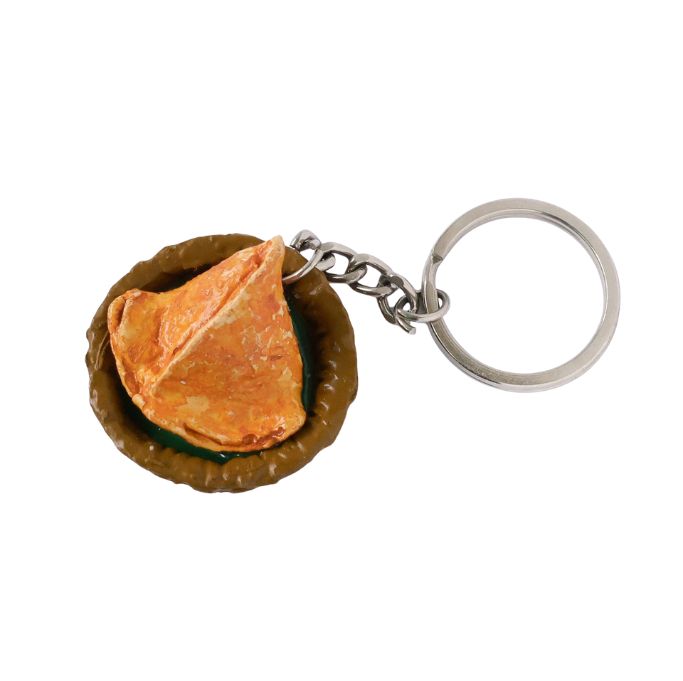 Samosa Miniature Keychain