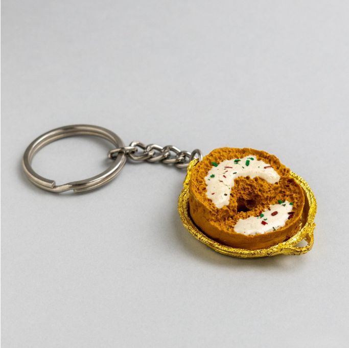 Ghevar miniature Keychain