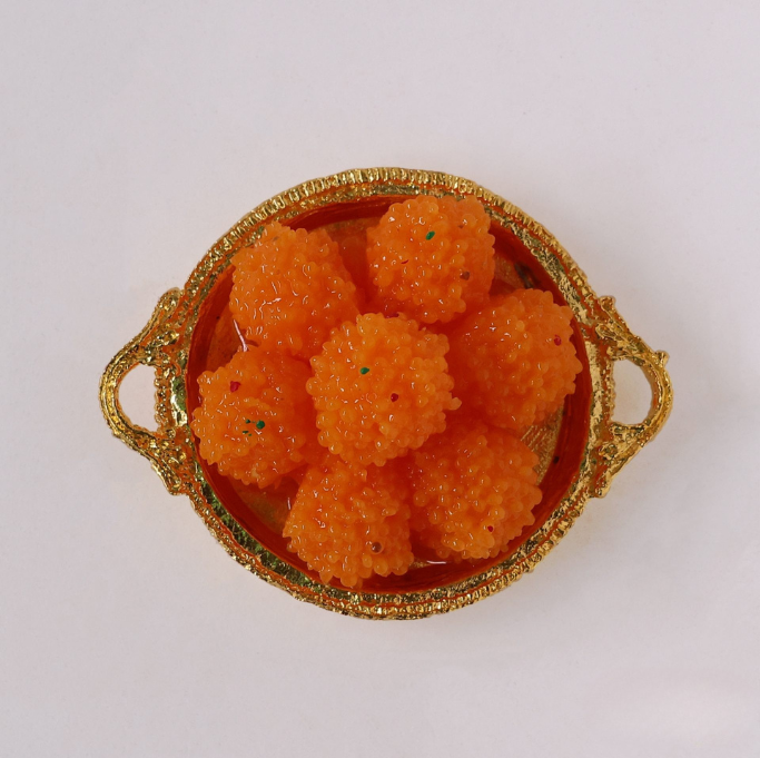 Boondi Laddu Miniature Fridge Magnet