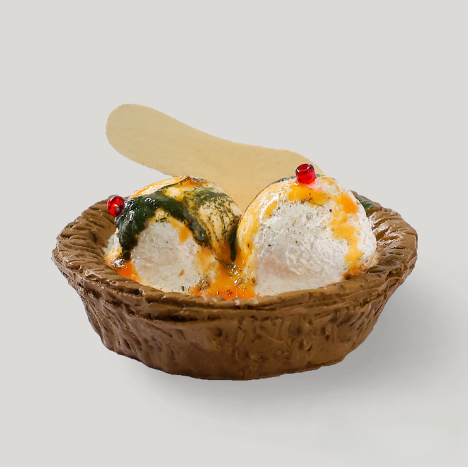 Dahi Vada Miniature Fridge Magnet