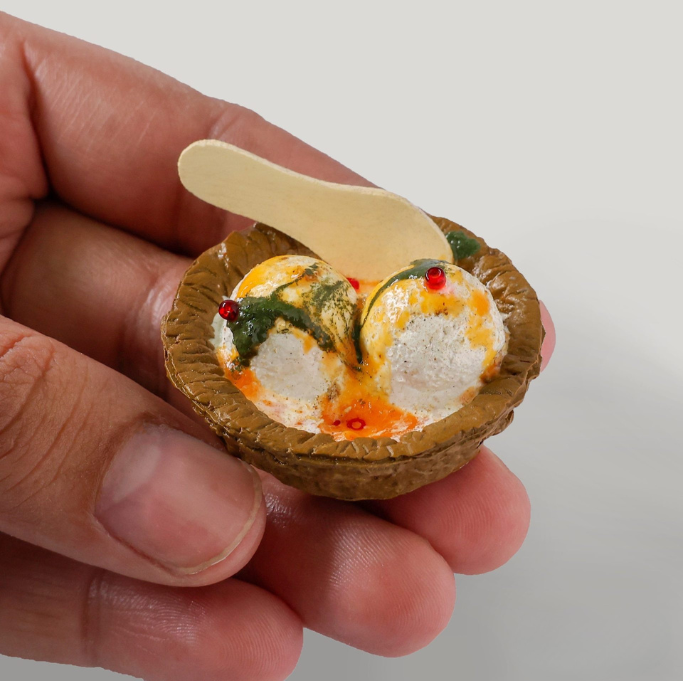 Dahi Vada Miniature Fridge Magnet