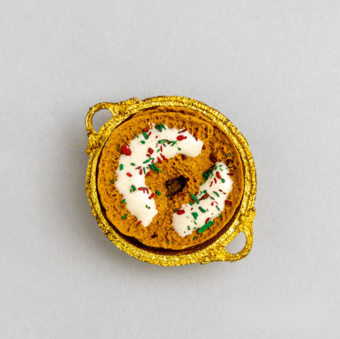 Ghevar Miniature Fridge Magnet