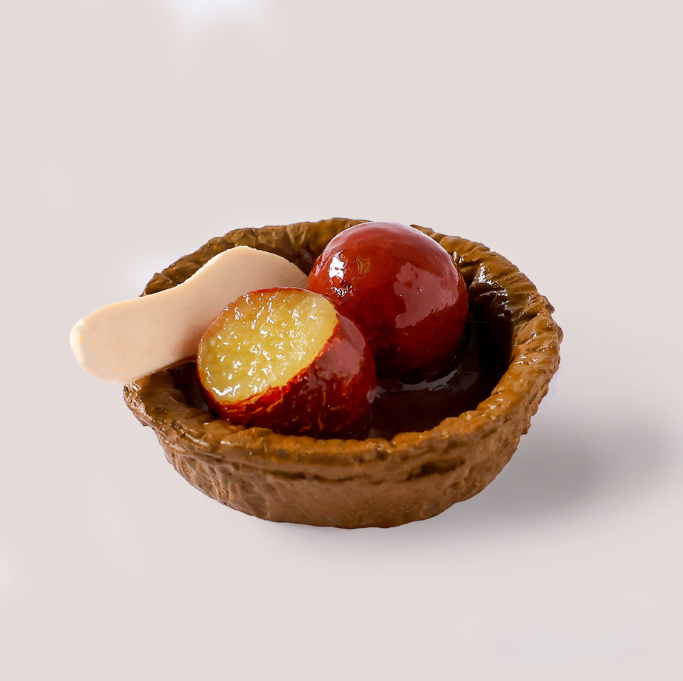 Gulab Jamun Miniature Fridge Magnet
