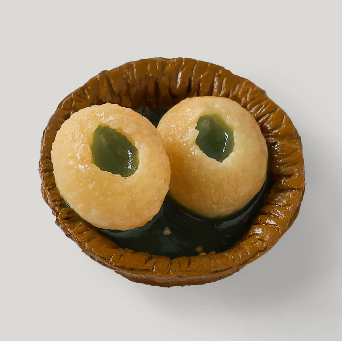 Pani Puri Miniature Fridge Magnet