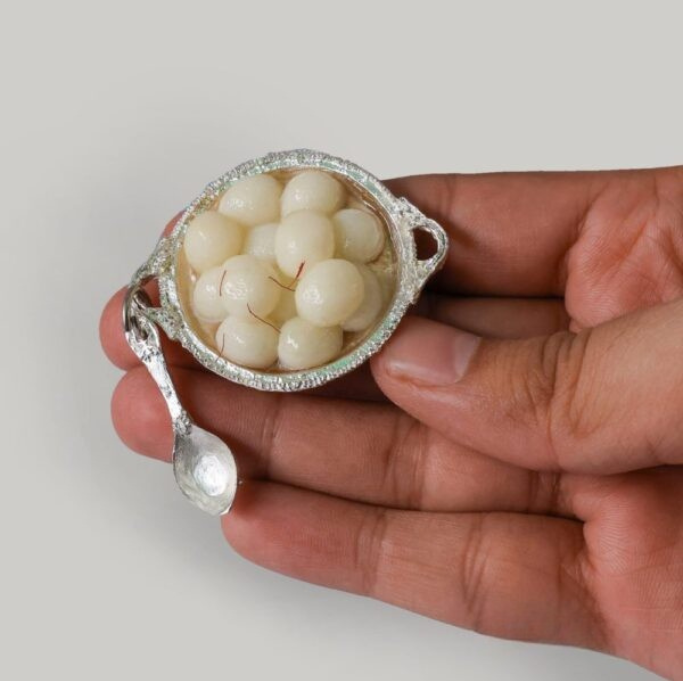 Rasgulla Miniature Fridge Magnet