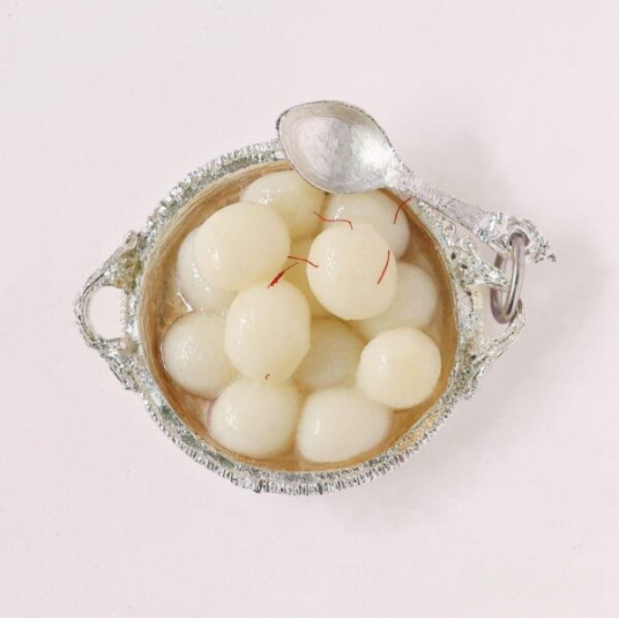 Rasgulla Miniature Fridge Magnet