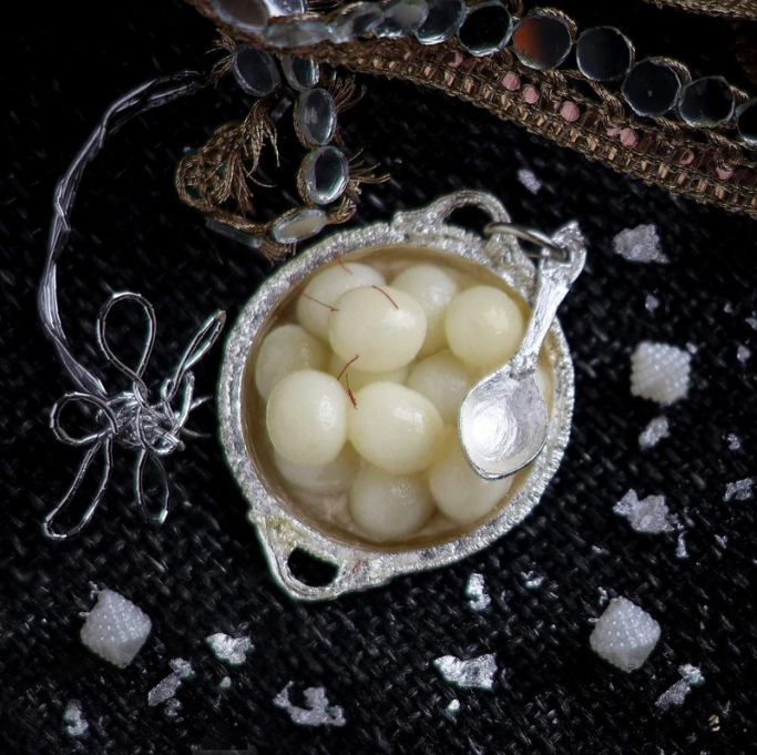 Rasgulla Miniature Fridge Magnet