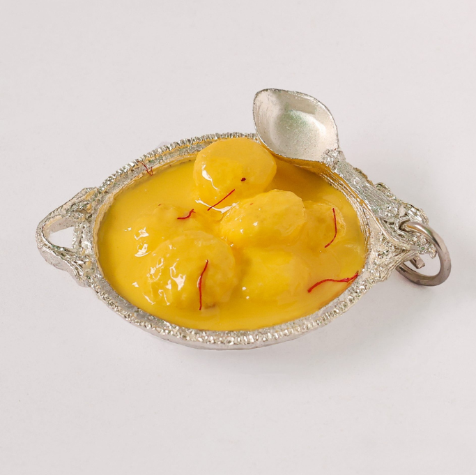 Rasmalai Miniature Fridge Magnet