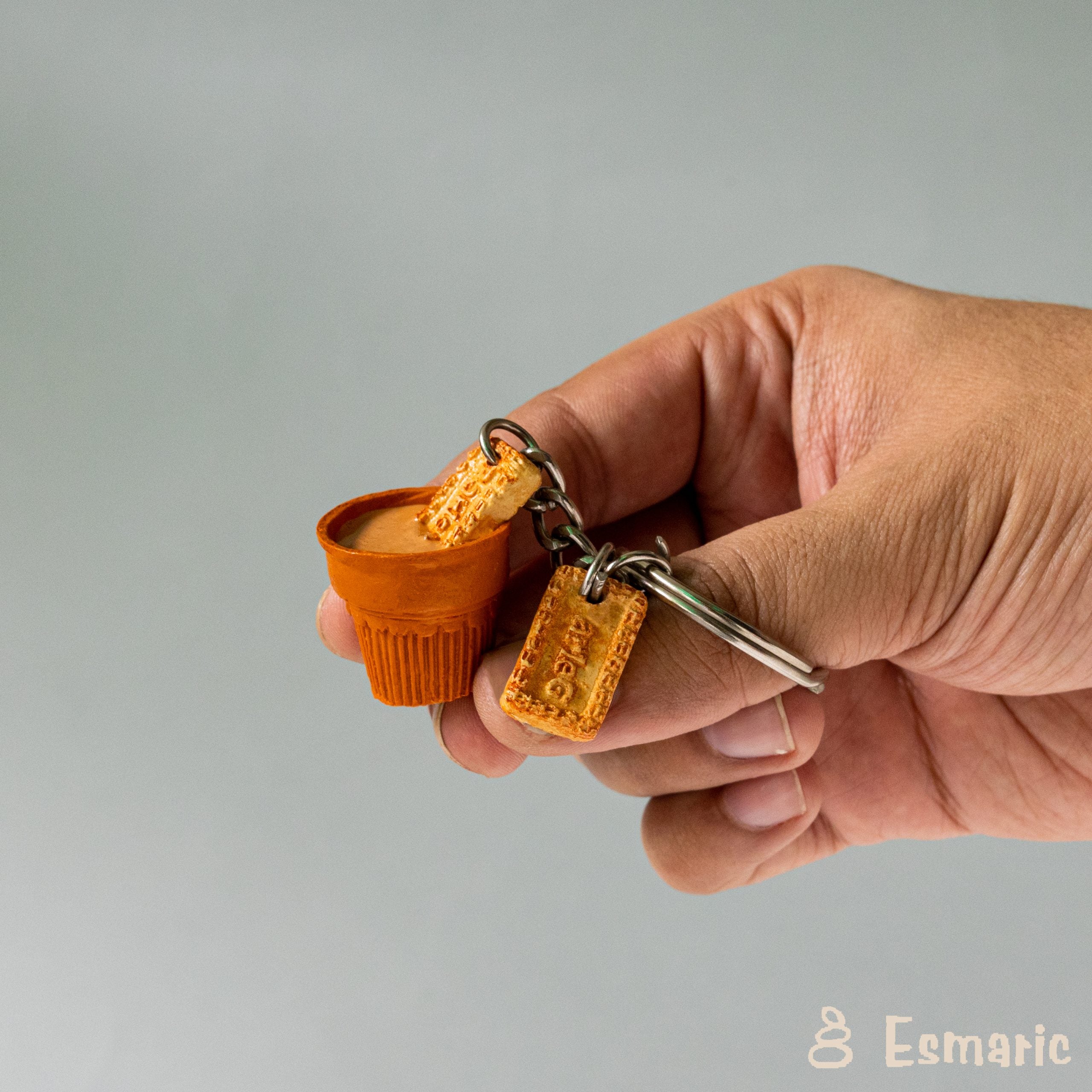 Chai biskut Miniature Keychain