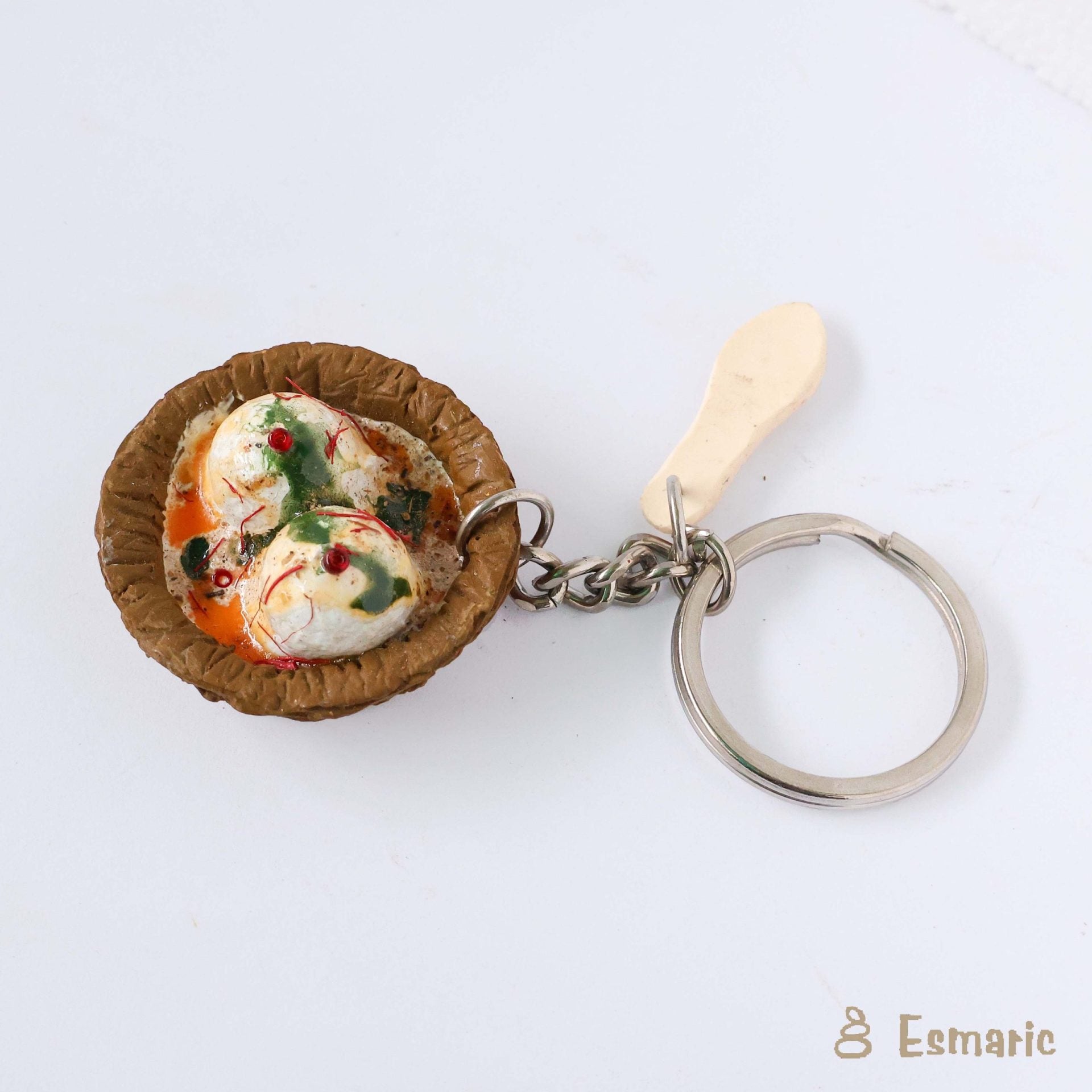 Dahi Vada Miniature Keychain