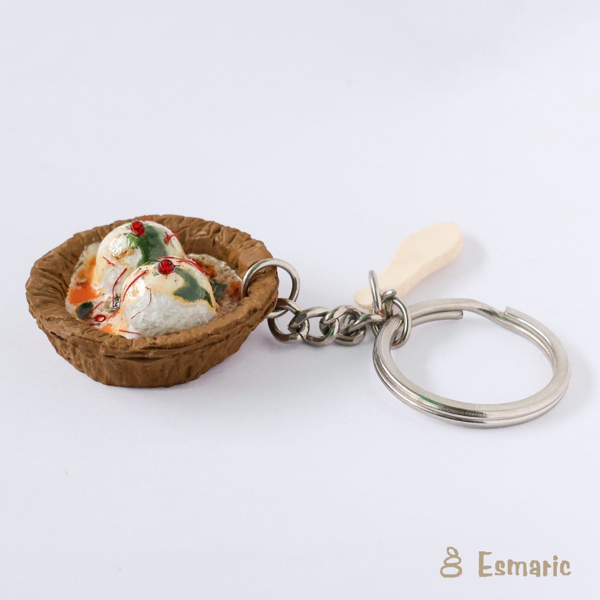 Dahi Vada Miniature Keychain