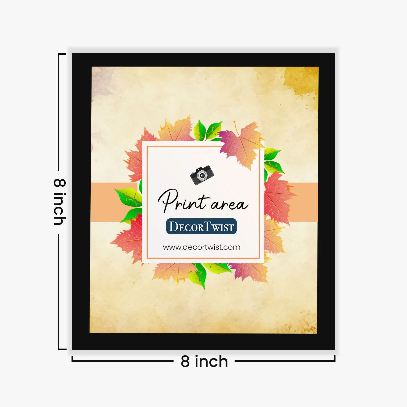 Cute Leopard Printed Wall Frame for Wall Decoration Wall Poster Frame for Kids Bedroom Living Room Home Decor Gift for Birthday Kids Boys and Girls