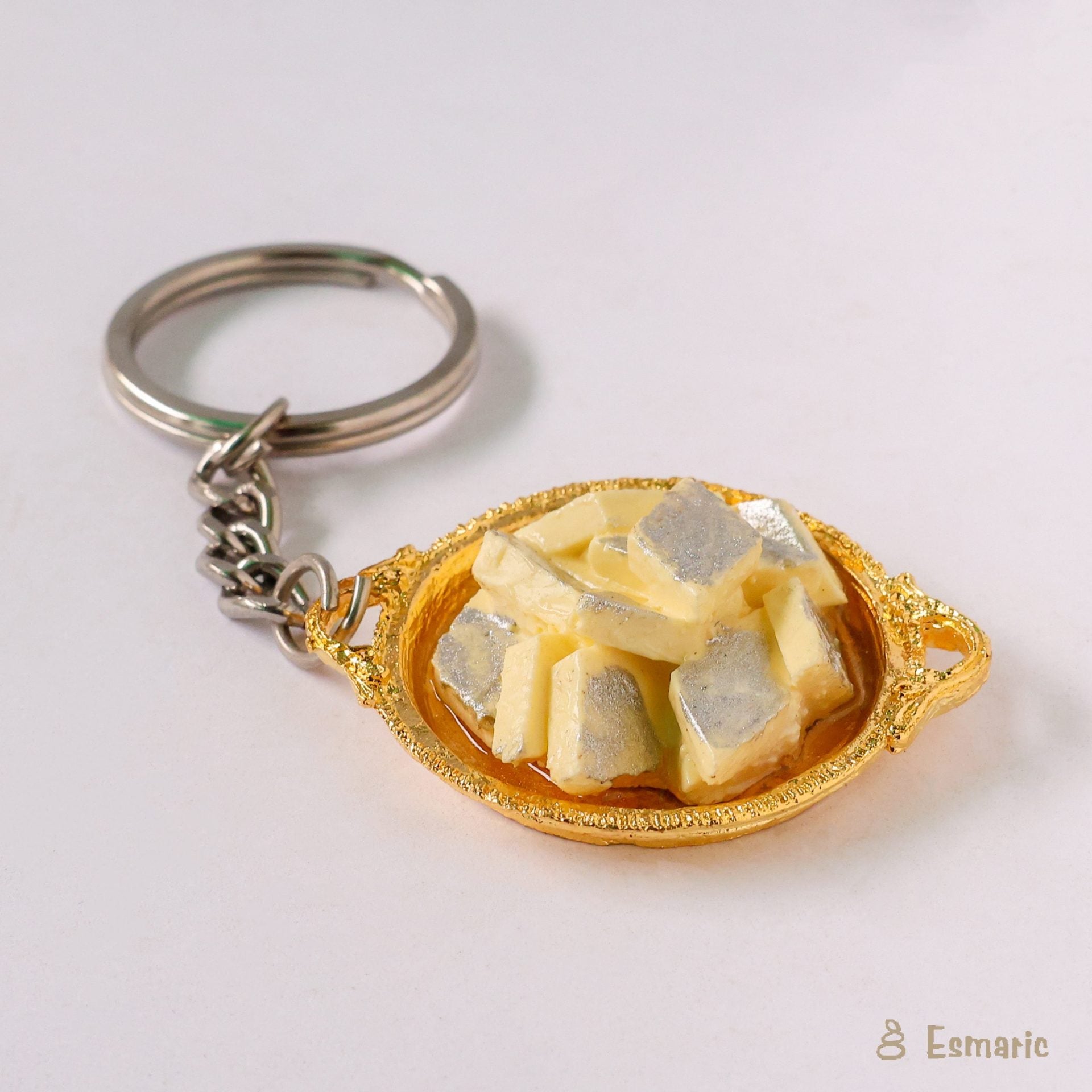Kaju Katli Keychain