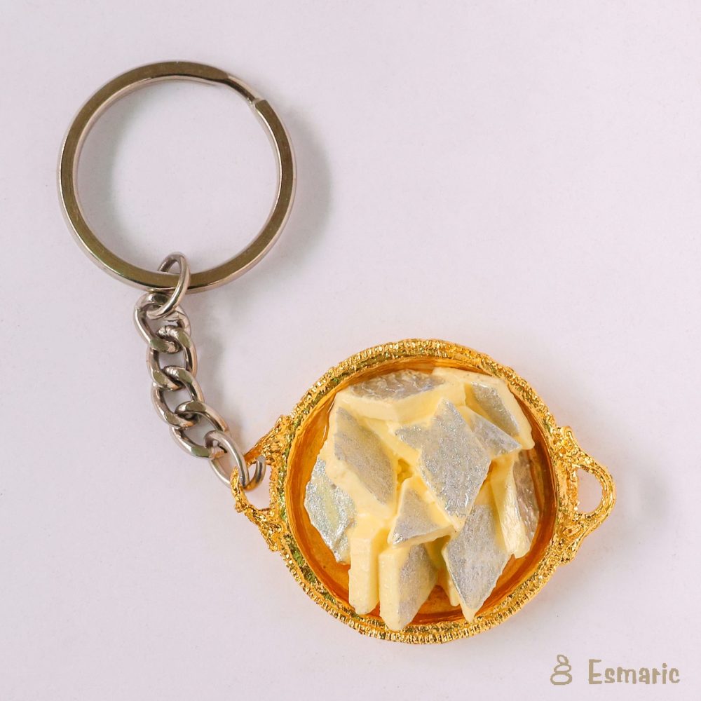 Kaju Katli Keychain