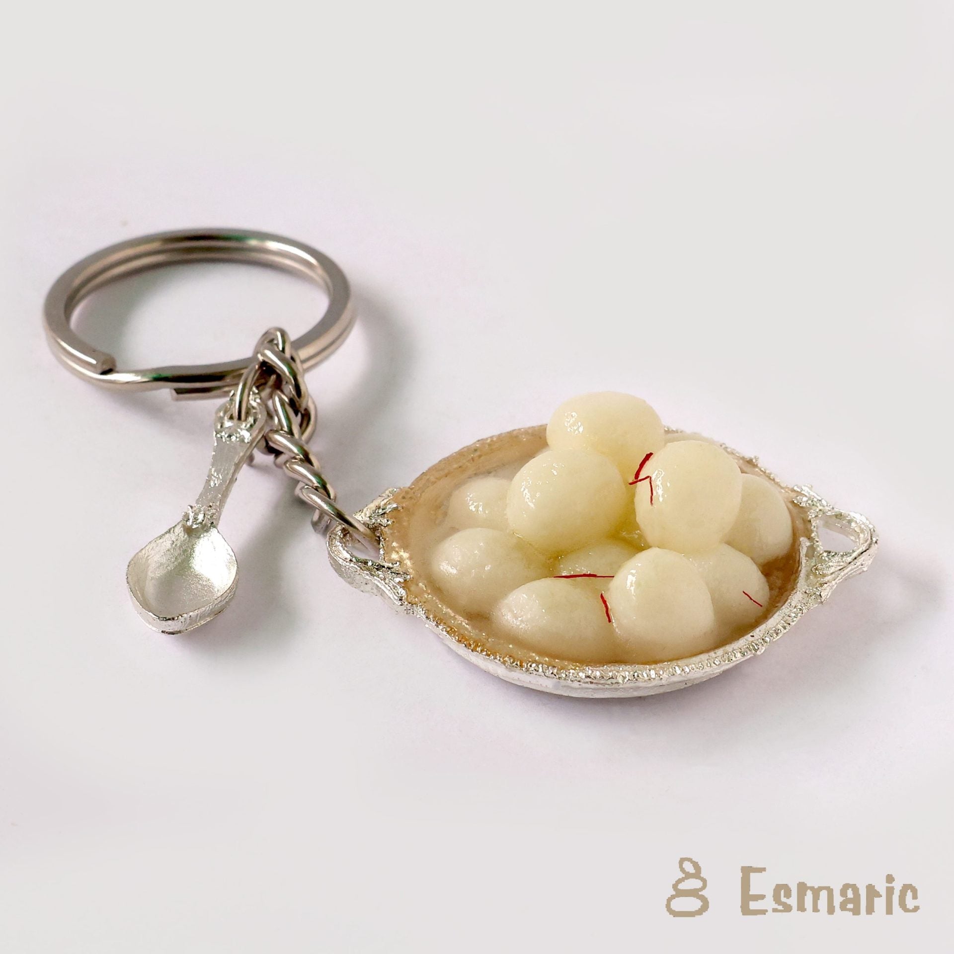 Rasgulla Miniature Keychain