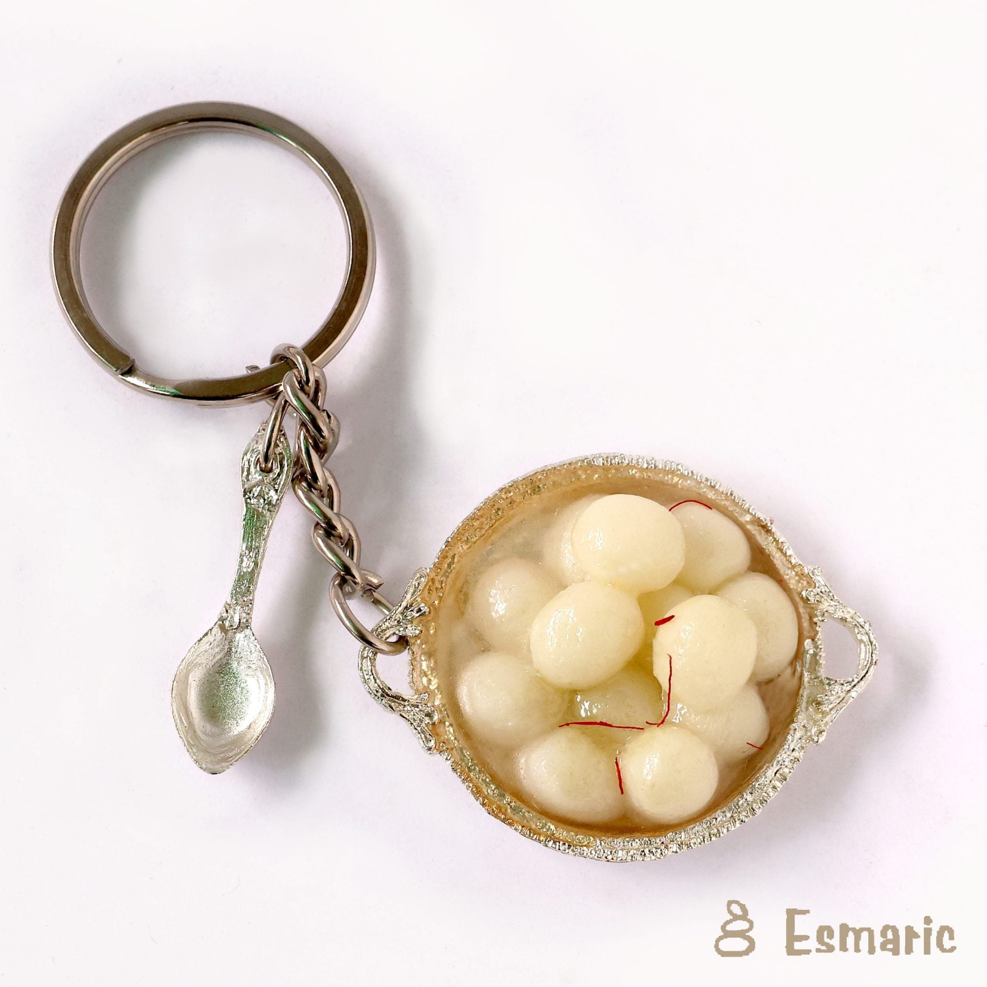Rasgulla Miniature Keychain