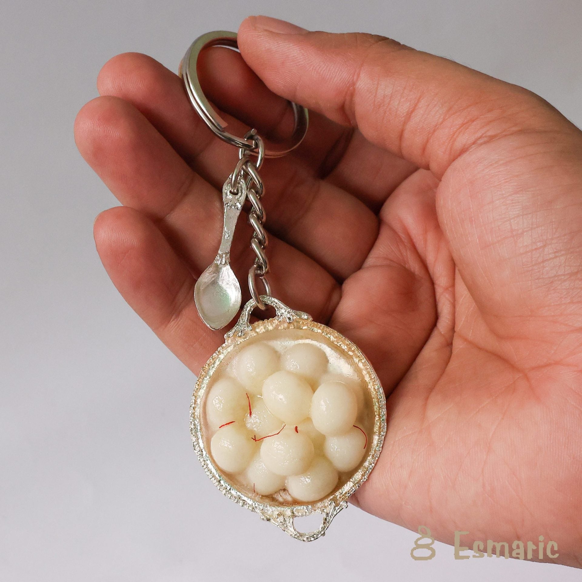 Rasgulla Miniature Keychain