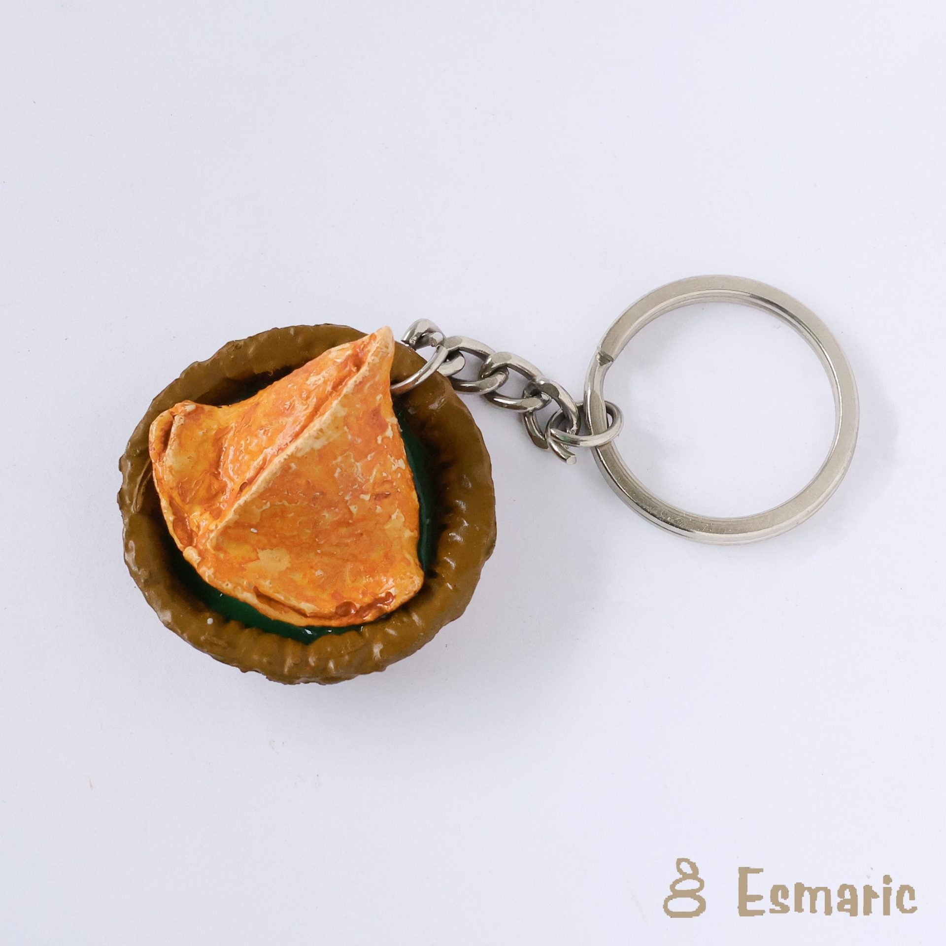 Samosa Miniature Keychain