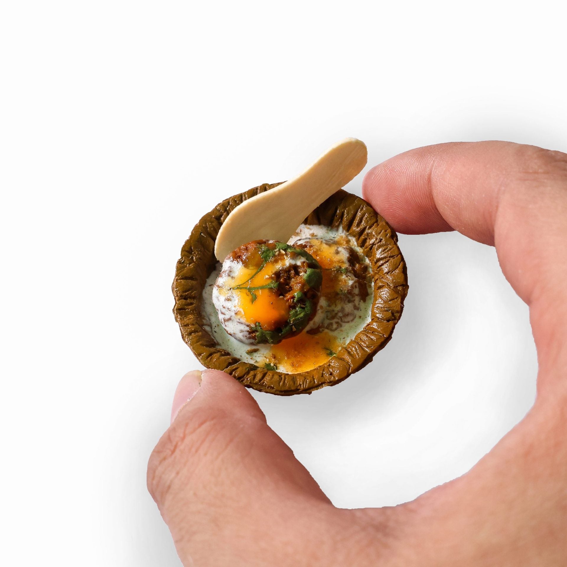 Aloo Tikki Miniature Fridge Magnet
