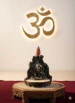 Lord Shiva Backflow Incense Burner – Ceramic Smoke Fountain for Home Decor - Image 2