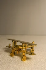 Vintage Brass Airplane Showpiece – Classic Aviation Home & Office Decor