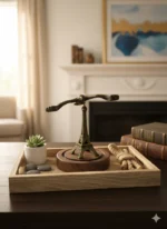 Golden Eagle Sculpture on Eiffel Tower Base — Tabletop Showpiece (Antique Gold Finish) - Image 2