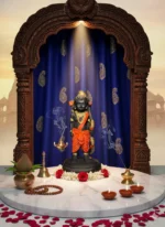 Standing Lord Rama Idol — Hand-Painted Polyresin Murti for Puja & Home Decor - Image 4