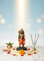 Standing Lord Rama Idol — Hand-Painted Polyresin Murti for Puja & Home Decor - Image 2