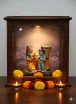 Yashoda and Bal Krishna Idol – Divine Mother-Child Resin Statue for Pooja & Home Decor - Image 4